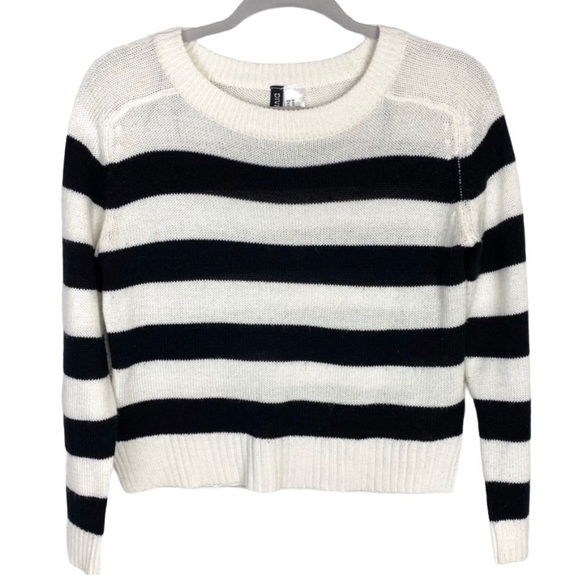 Divided STRIPED SWEATER Crew Neck - Picture 1 of 3
